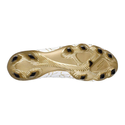 White-Gold - Lifestyle - Skechers Unisex Adult SKX 1.5 Cracked Firm Ground Football Boots