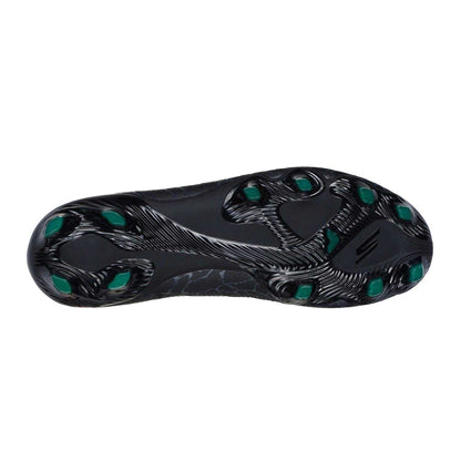 Black-Silver - Lifestyle - Skechers Unisex Adult SKX 1.5 Cracked Firm Ground Football Boots