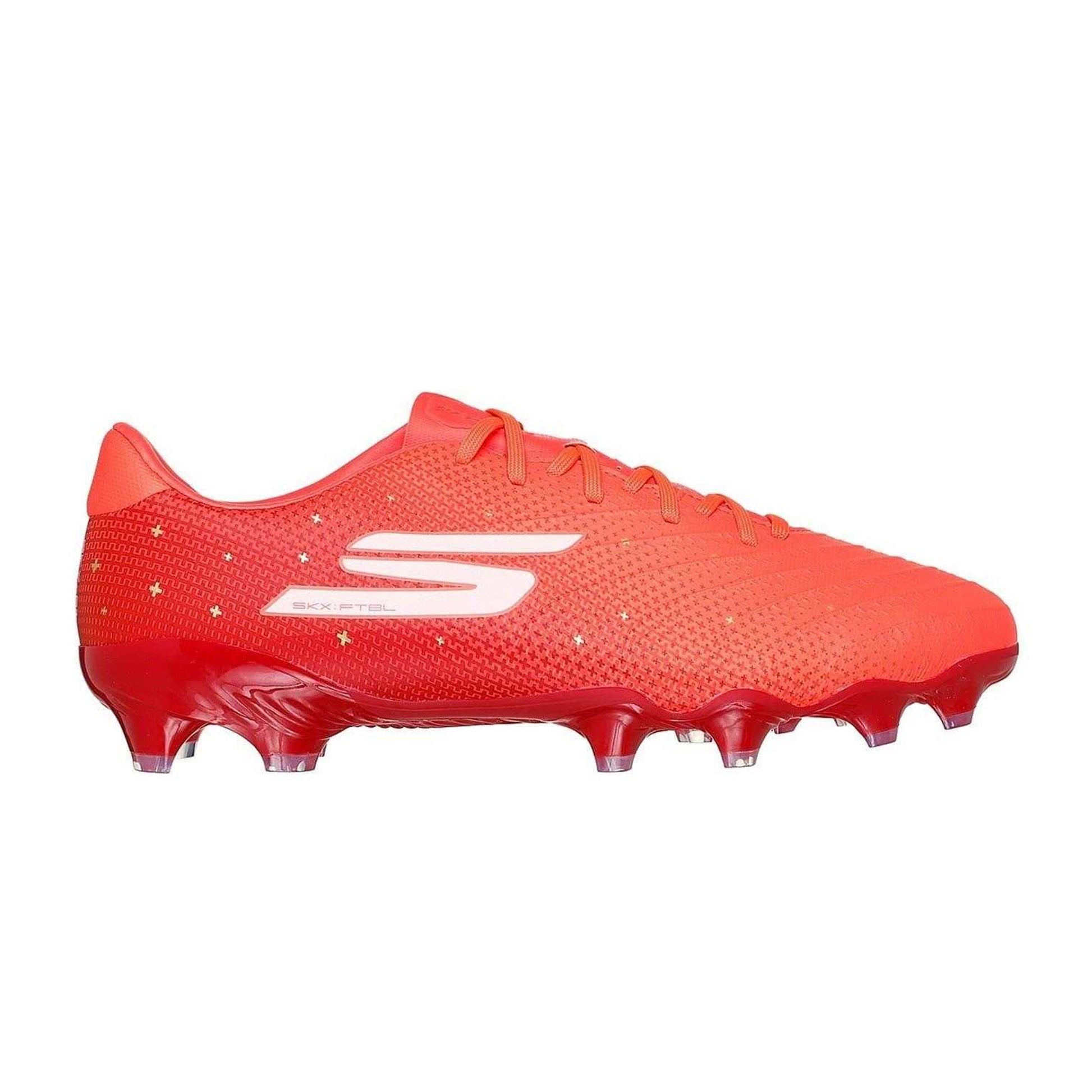 Coral - Front - Skechers Unisex Adult SKX 1.5 Cracked Firm Ground Football Boots