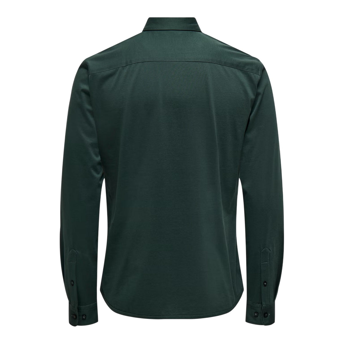 Darkest Spruce - Back - Only Mens Regular Long-Sleeved Shirt