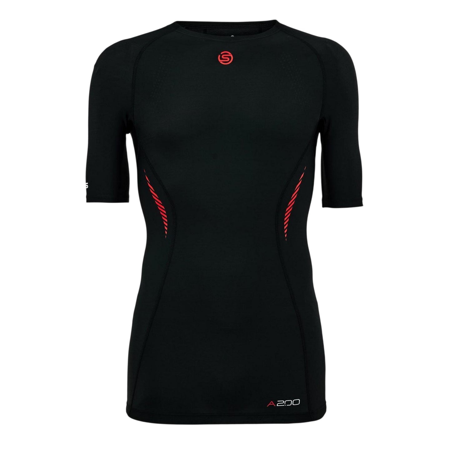 Black - Front - Skins Mens A200 Lightweight Compression Shirt