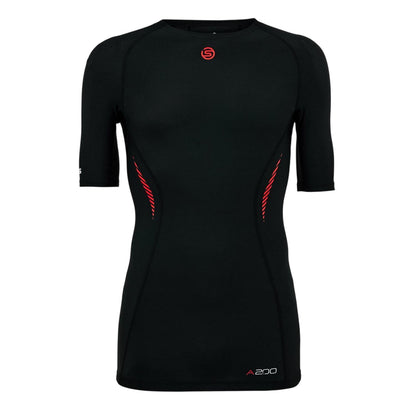 Black - Front - Skins Mens A200 Lightweight Compression Shirt