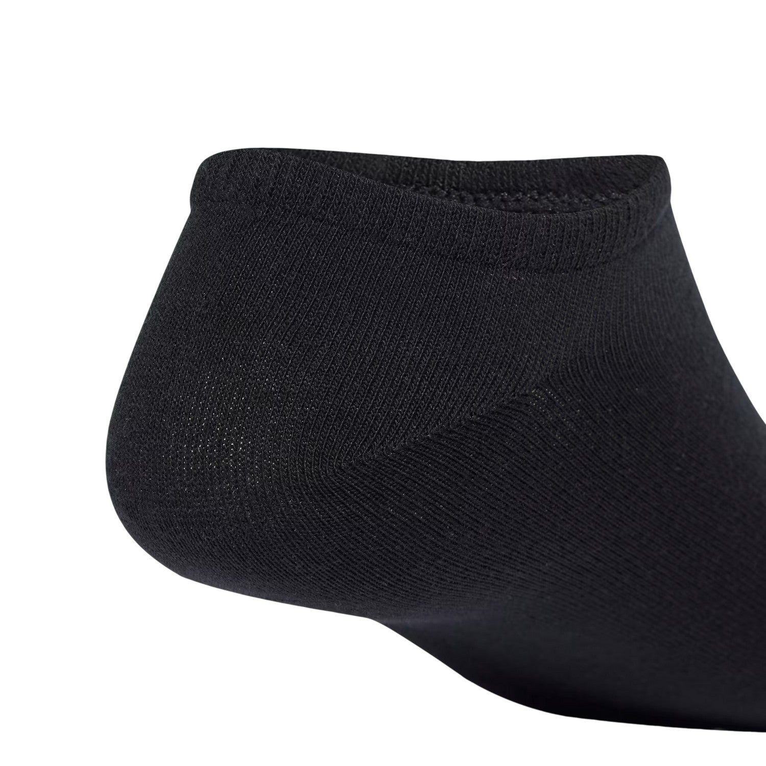 Black - Side - Adidas Womens-Ladies Trefoil Liner Socks (Pack of 6)