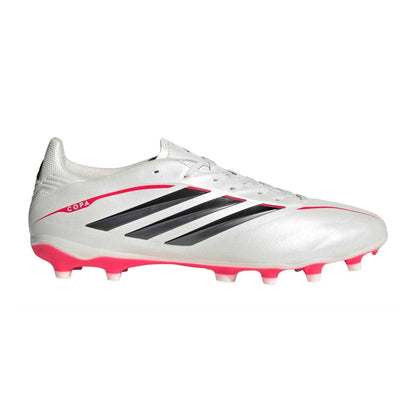 Silver-Black - Front - Adidas Mens Copa Pure IV League Firm Ground Football Boots