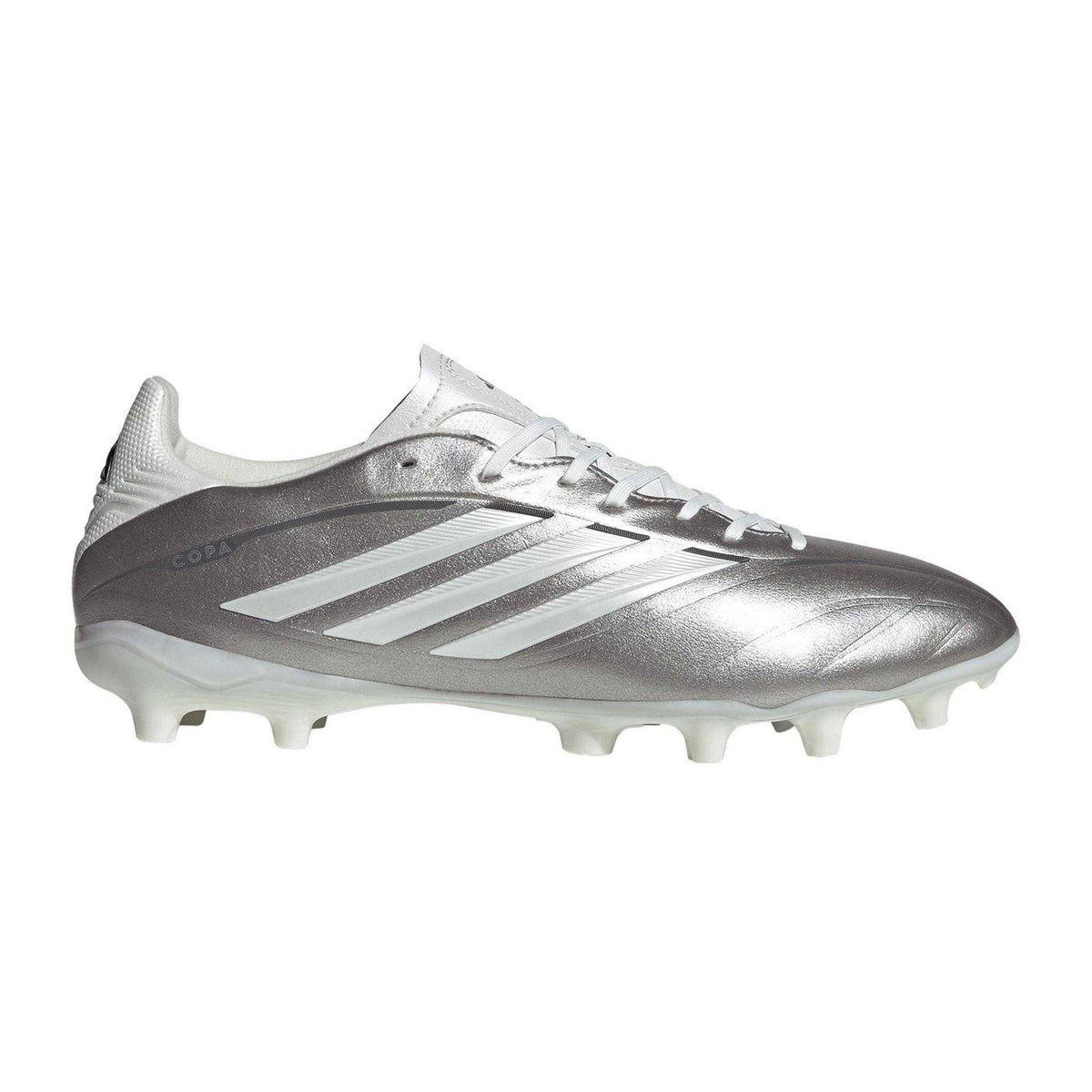 Silver - Front - Adidas Mens Copa Pure IV League Firm Ground Football Boots