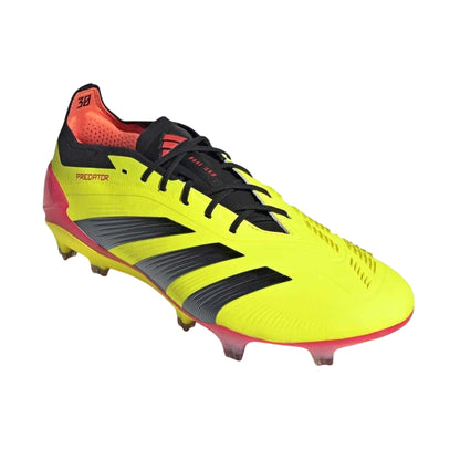Yellow-Black-Red - Lifestyle - Adidas Mens Predator 24 Pro Firm Ground Football Boots