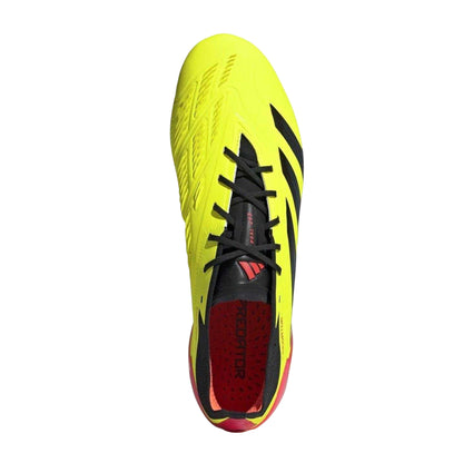 Yellow-Black-Red - Pack Shot - Adidas Mens Predator 24 Pro Firm Ground Football Boots