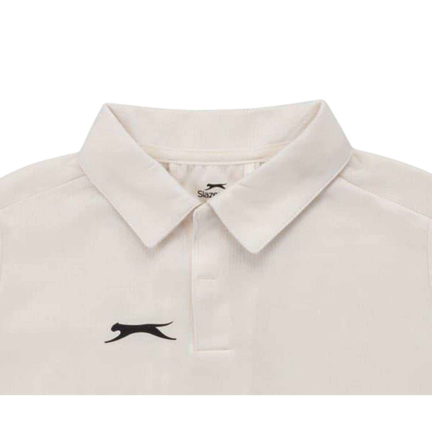 Cream - Side - Slazenger Childrens-Kids Slaz Aero Lightweight Short-Sleeved Shirt