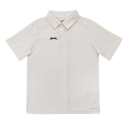 Cream - Front - Slazenger Childrens-Kids Slaz Aero Lightweight Short-Sleeved Shirt