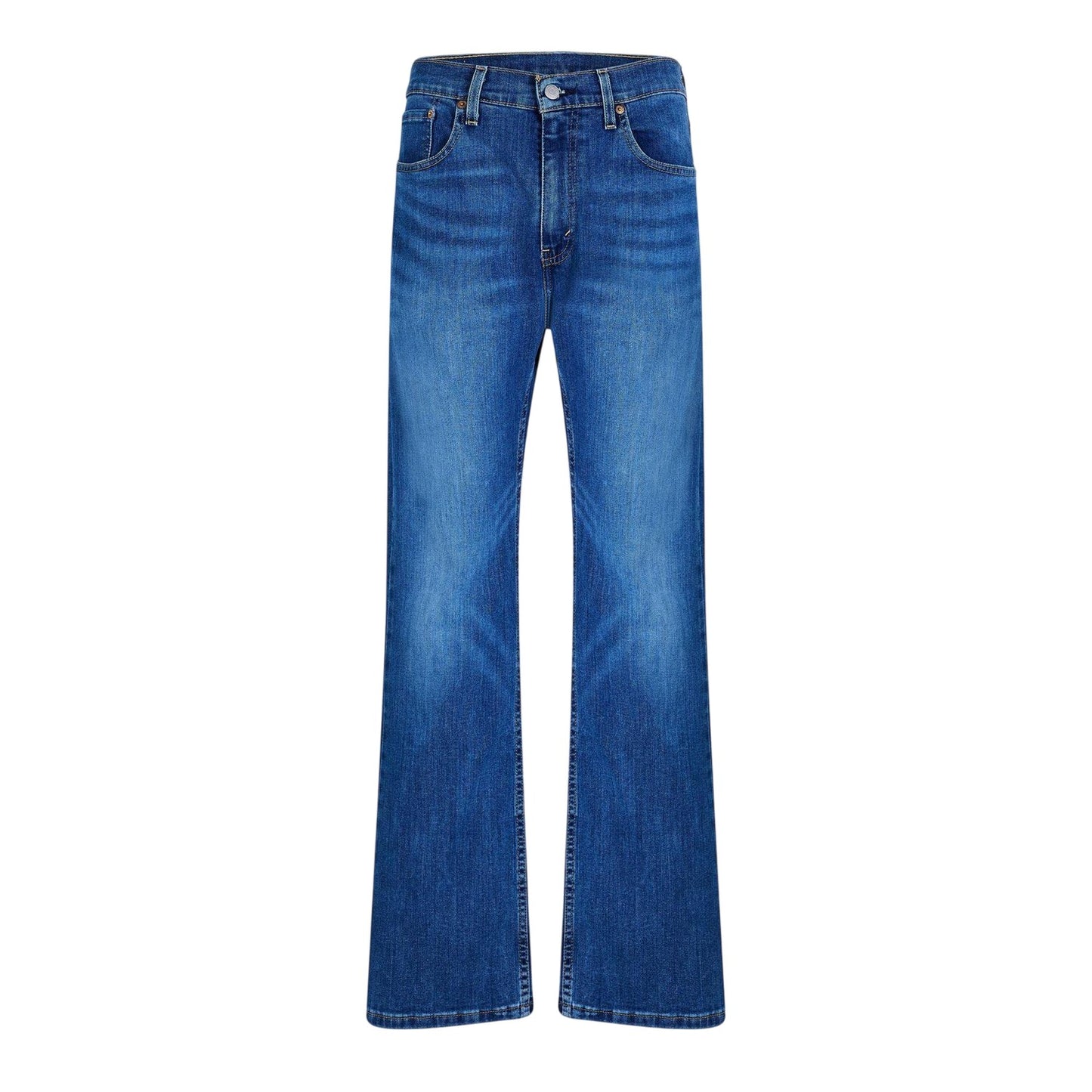 Blue - Front - Levis Mens Slim Bootcut Jeans