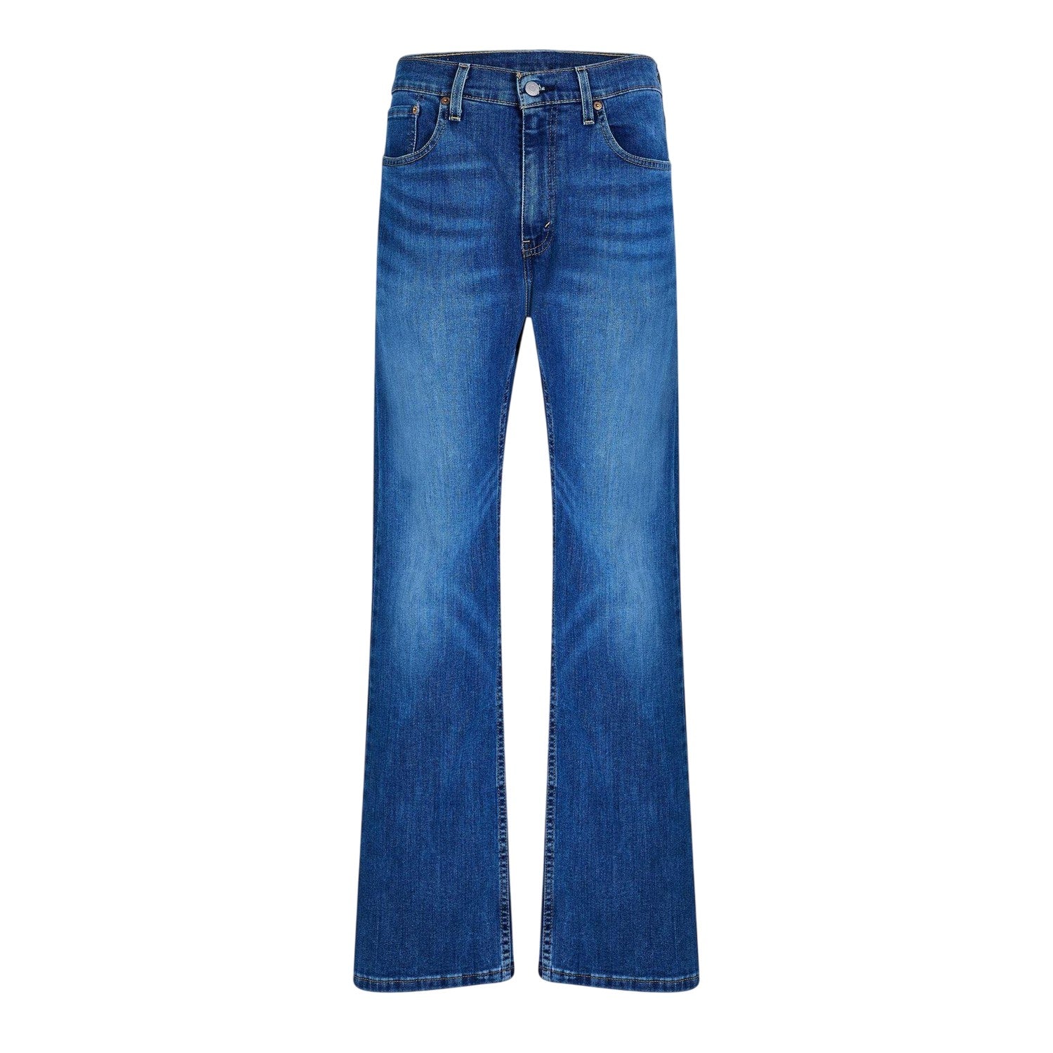 Blue - Front - Levis Mens Slim Bootcut Jeans