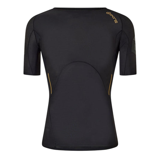 Black - Front - Skins Mens A400 Performance Training Compression Shirt