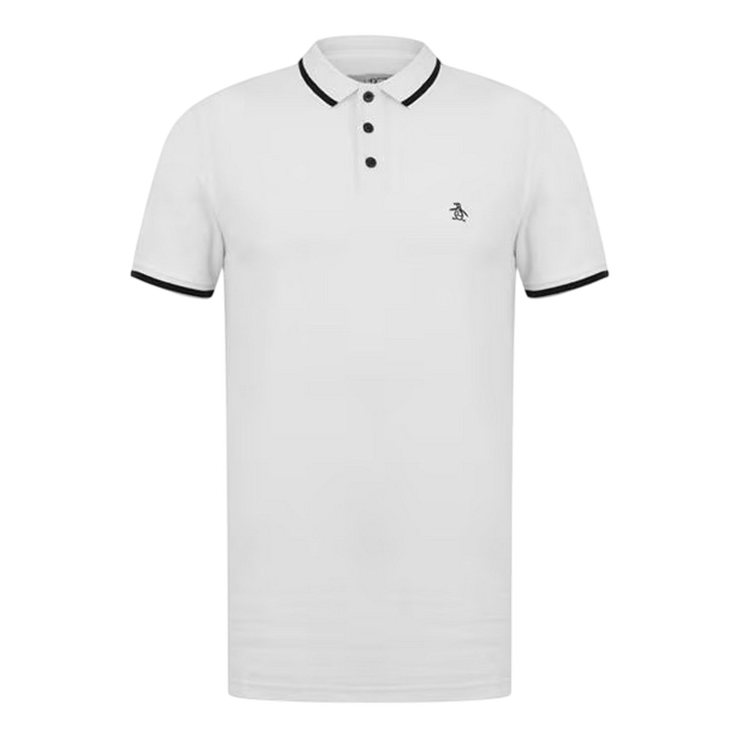 White - Front - Original Penguin Mens Regular Short-Sleeved Polo Shirt
