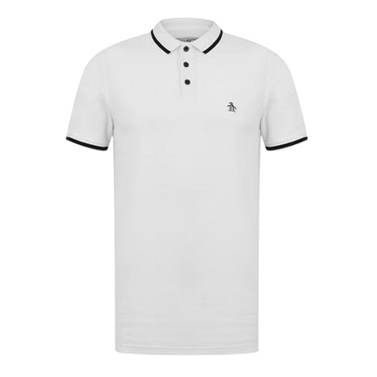 White - Front - Original Penguin Mens Regular Short-Sleeved Polo Shirt