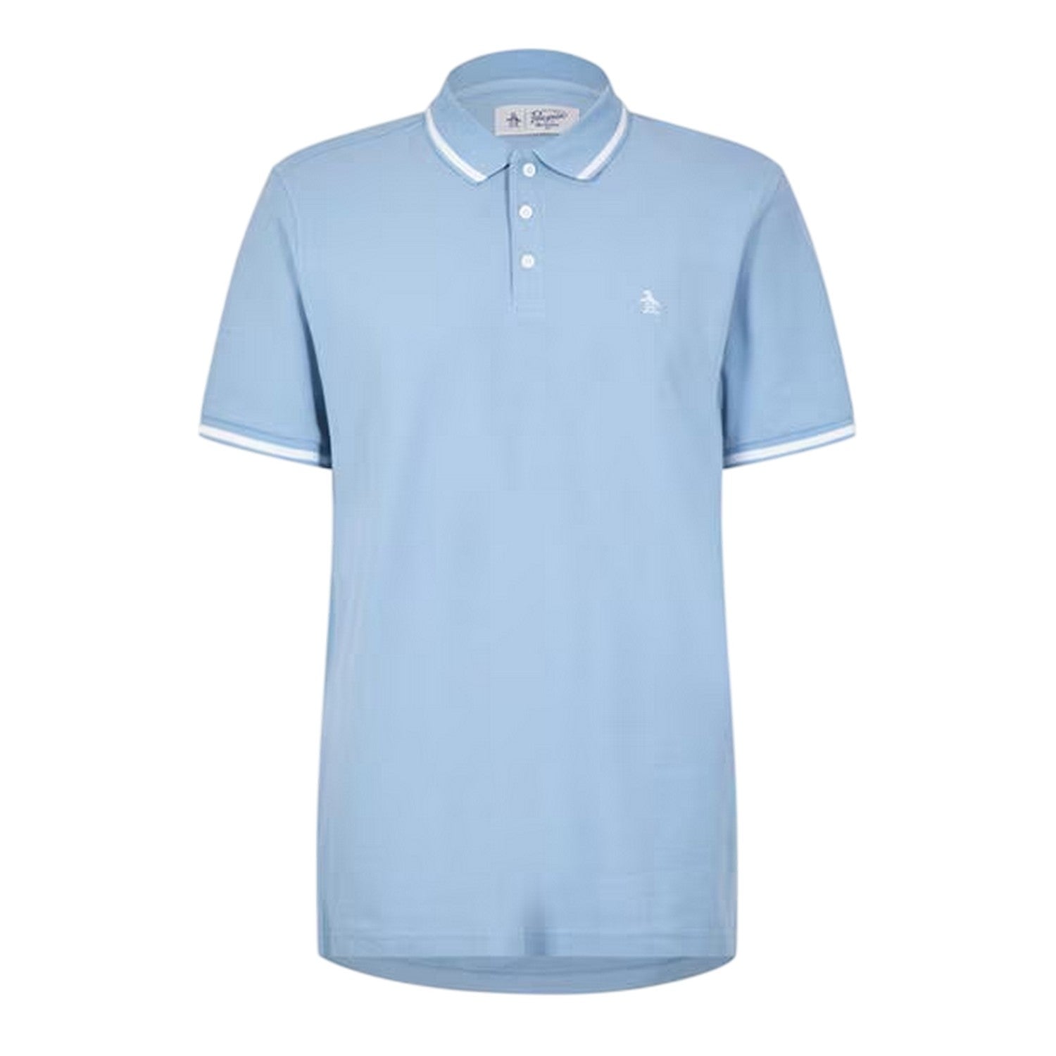 Faded Denim - Front - Original Penguin Mens Regular Short-Sleeved Polo Shirt