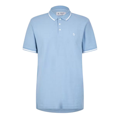 Faded Denim - Front - Original Penguin Mens Regular Short-Sleeved Polo Shirt