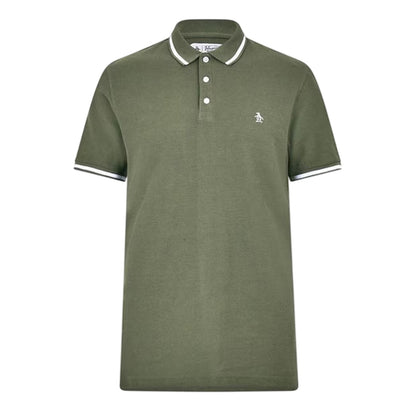 Grape Leaf - Front - Original Penguin Mens Regular Short-Sleeved Polo Shirt