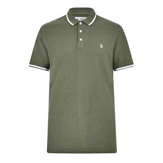 Grape Leaf - Front - Original Penguin Mens Regular Short-Sleeved Polo Shirt