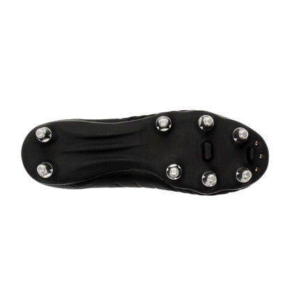 Black-White - Lifestyle - KooGa Mens Power SG Leather Rugby Boots
