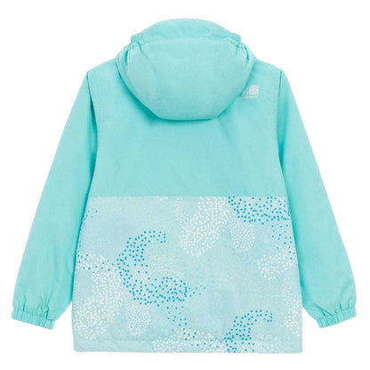 Blue - Back - Karrimor Childrens-Kids Half Zip Padded Jacket