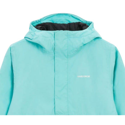 Blue - Side - Karrimor Childrens-Kids Half Zip Padded Jacket