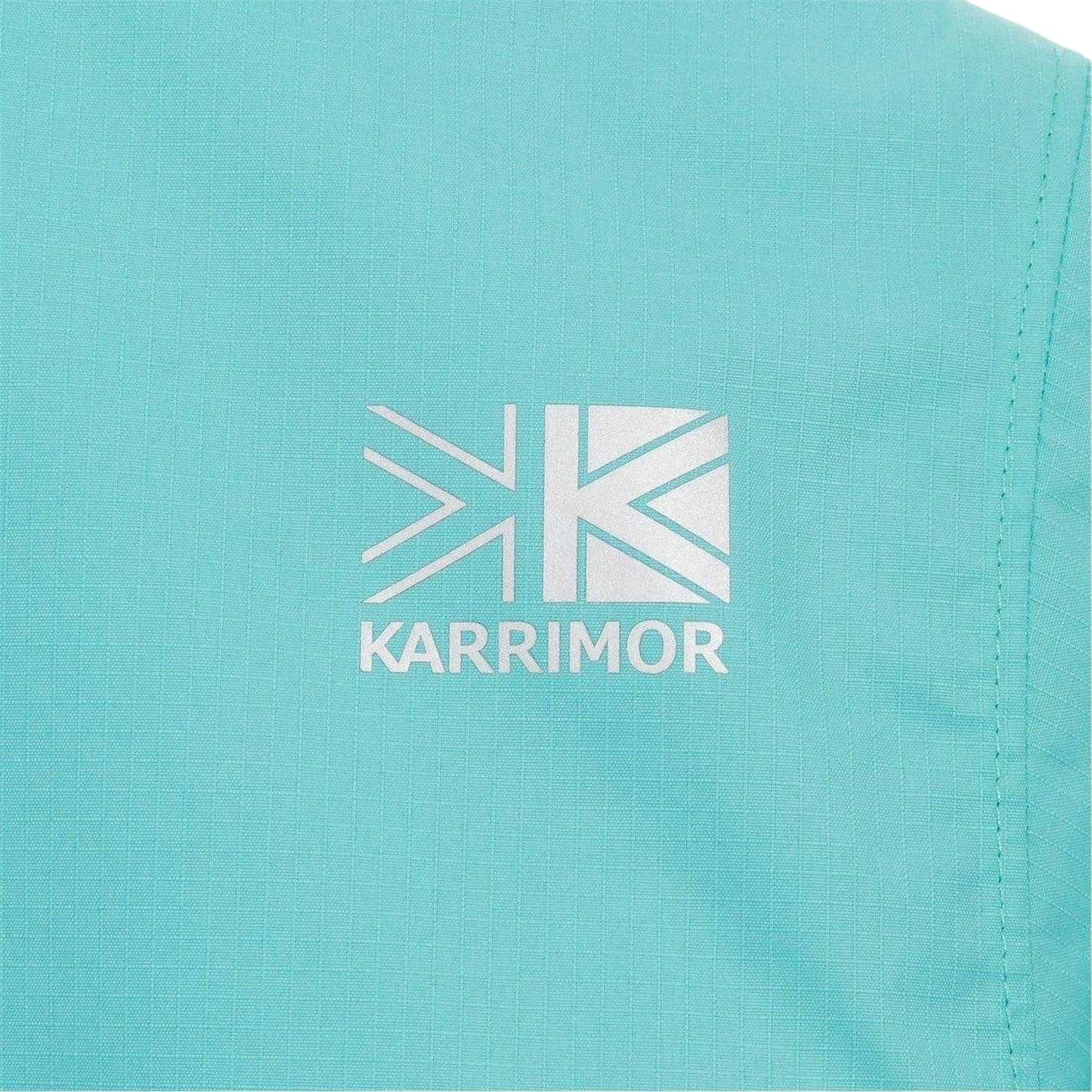 Blue - Lifestyle - Karrimor Childrens-Kids Half Zip Padded Jacket