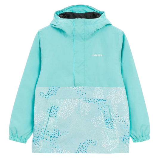 Blue - Front - Karrimor Childrens-Kids Half Zip Padded Jacket