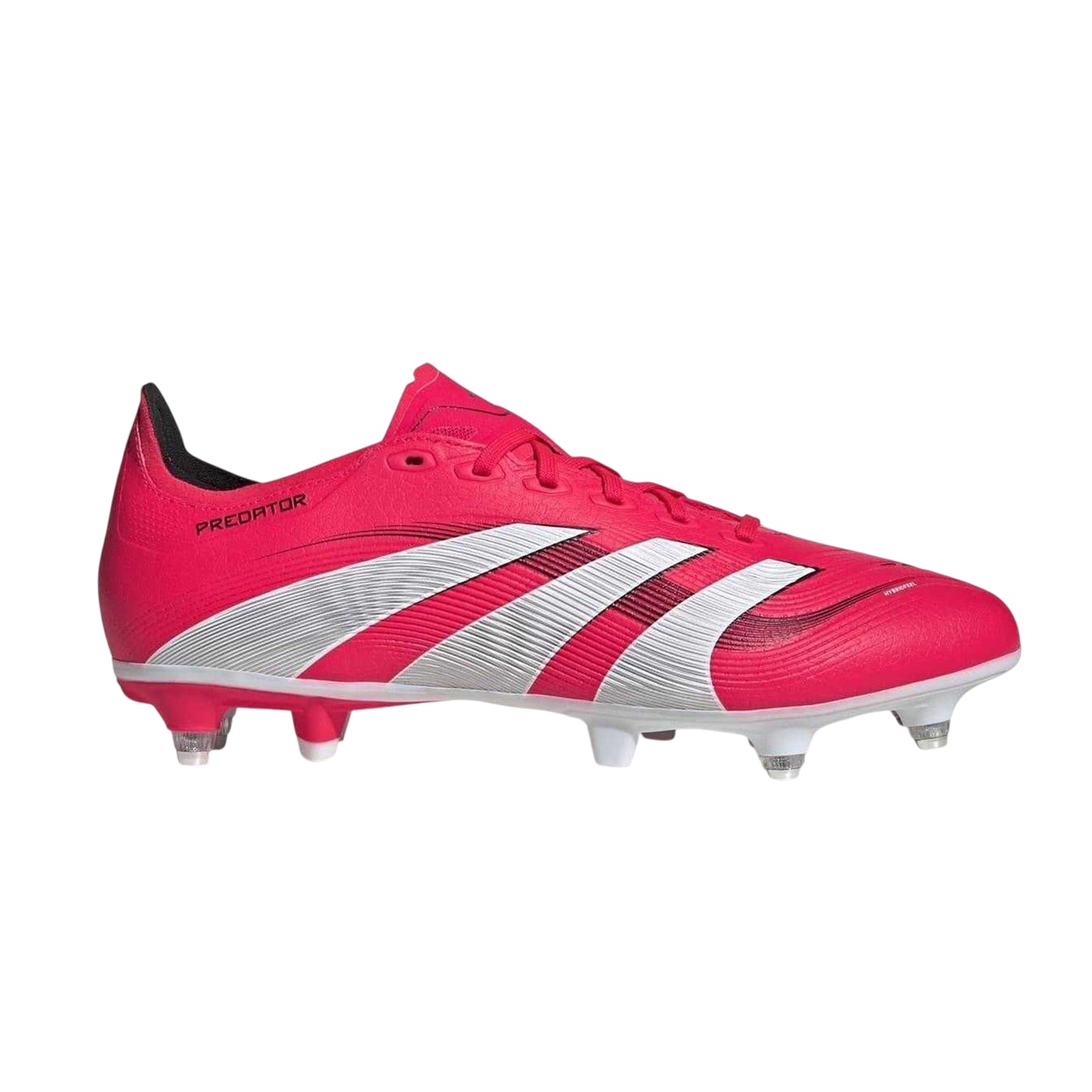 Red-White - Front - Adidas Unisex Adult Predator League Soft Ground Football Boots