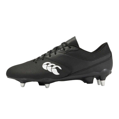 Black-White - Back - Canterbury Mens Phoenix Raze SG Durable Soft Ground Rugby Boots
