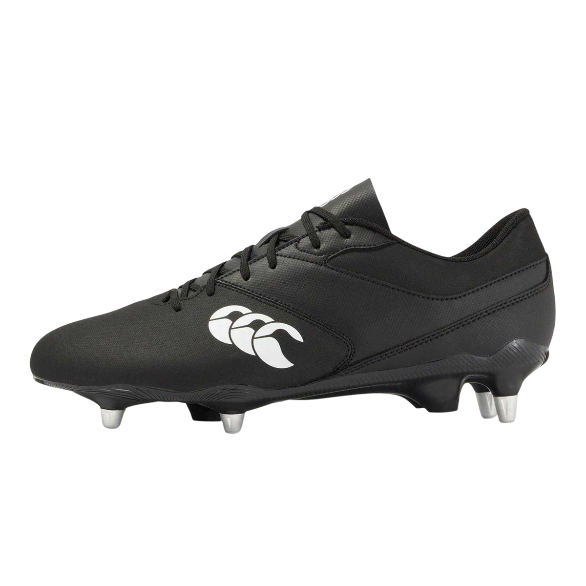 Black-White - Back - Canterbury Mens Phoenix Raze SG Durable Soft Ground Rugby Boots