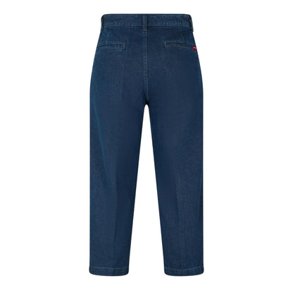 Blue - Back - Levis Mens Herringbone Wide Leg Loose Fit Chinos