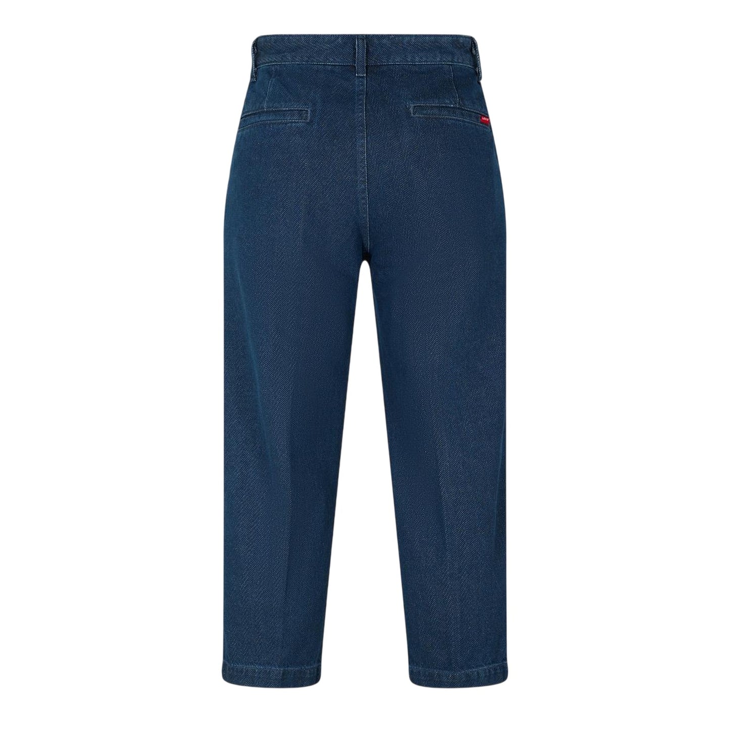 Blue - Front - Levis Mens Herringbone Wide Leg Loose Fit Chinos