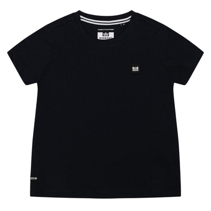 Navy - Front - Weekend Offender Childrens-Kids Kingston Cotton T-Shirt