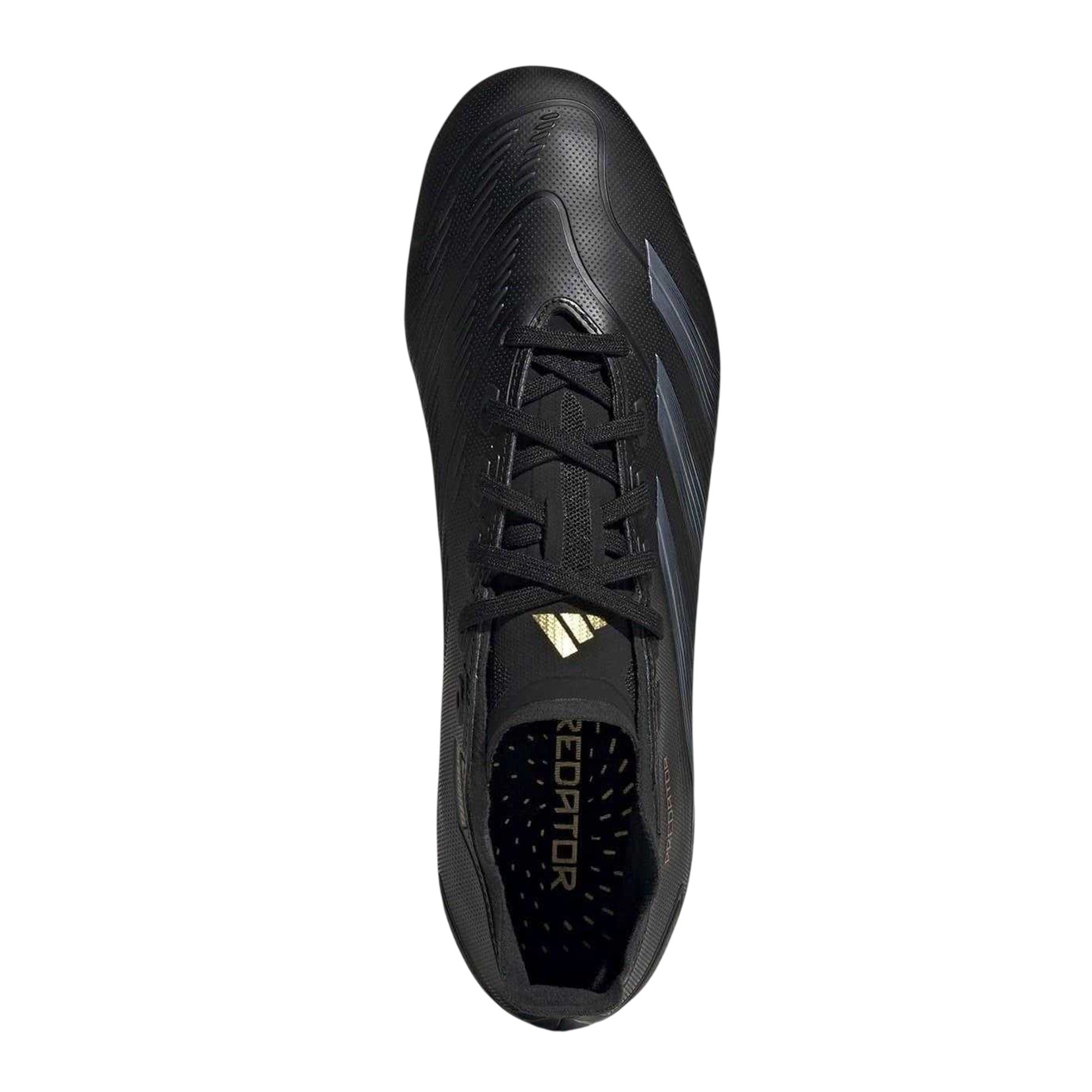Core Black-Carbon Grey - Lifestyle - Adidas Mens Predator 24 League Leather Firm Ground Football Boots