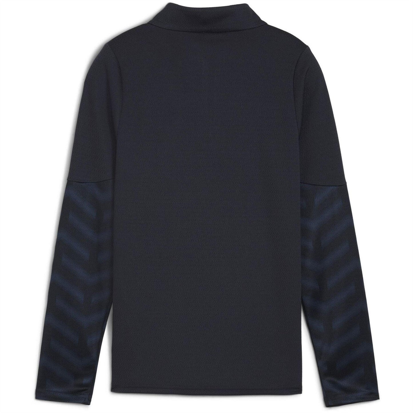 Navy-Red - Back - Puma Childrens-Kids Cup Quarter Zip Drill Top