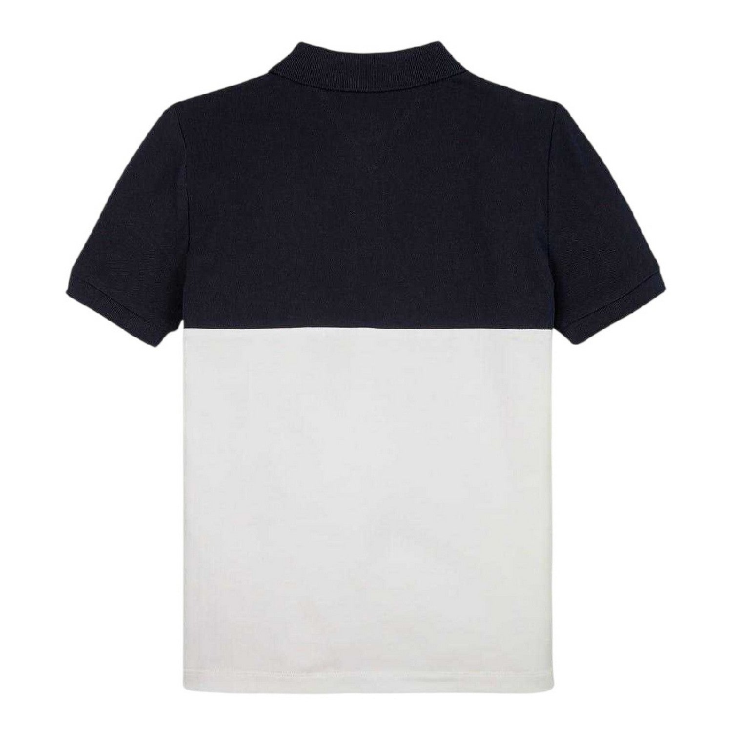 Night Navy - Back - Tommy Hilfiger Childrens-Kids Colour Block Regular Polo Shirt