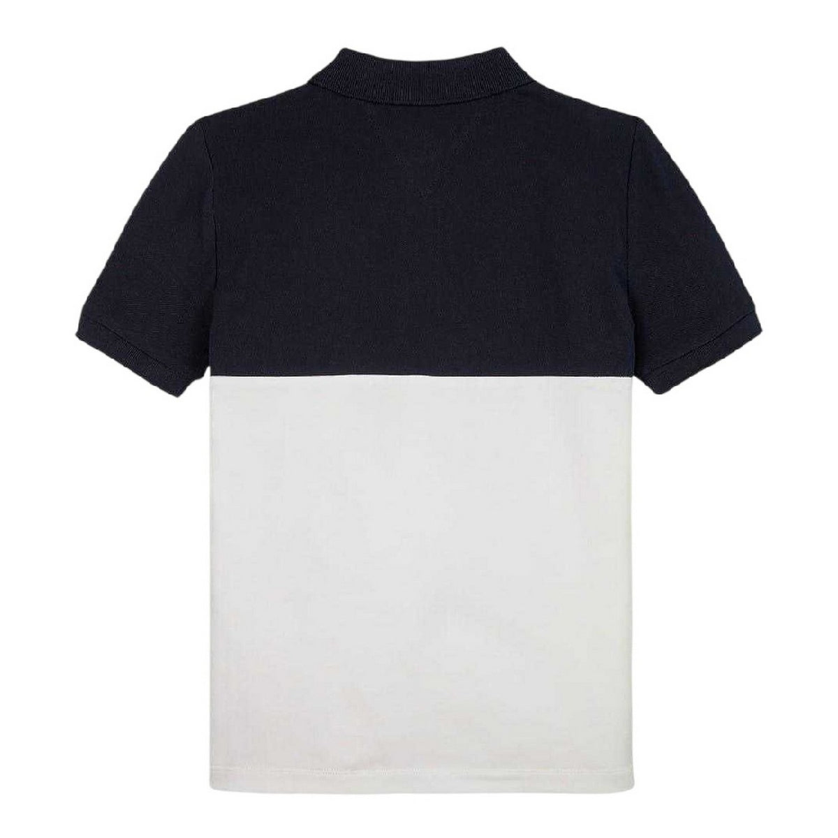 Night Navy - Back - Tommy Hilfiger Childrens-Kids Colour Block Regular Polo Shirt