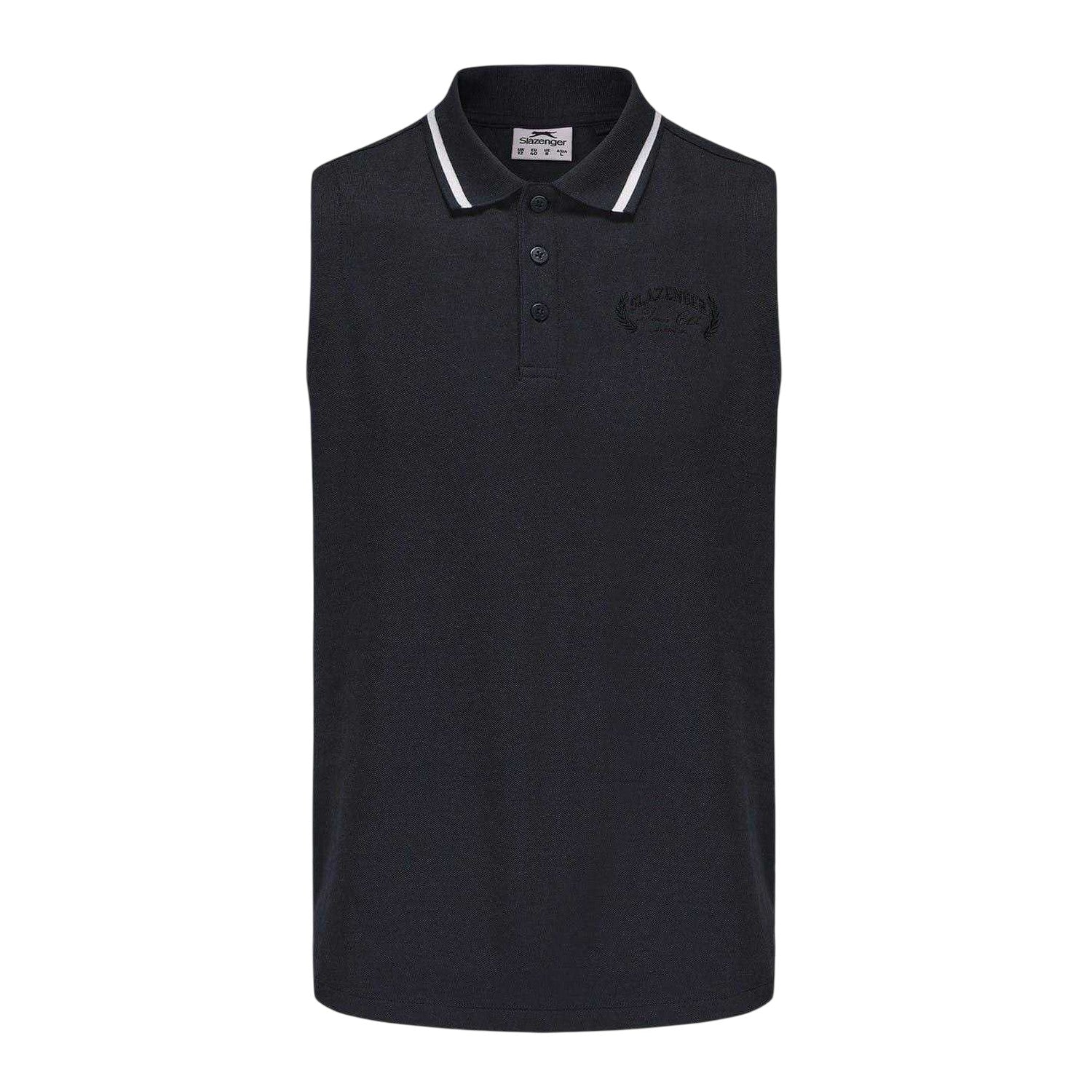 Navy - Front - Slazenger Mens Regular Polo Shirt