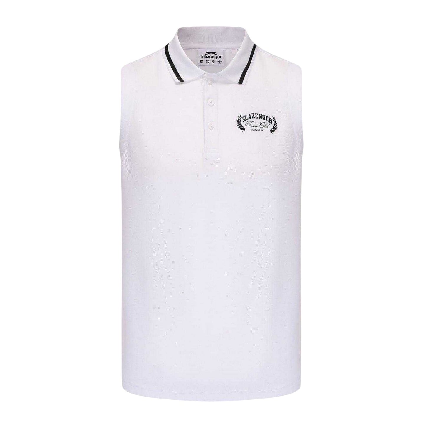 White - Front - Slazenger Mens Regular Polo Shirt