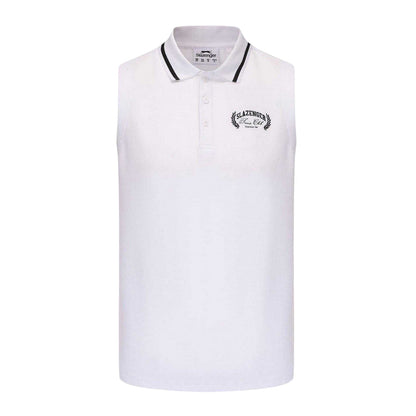 White - Front - Slazenger Mens Regular Polo Shirt
