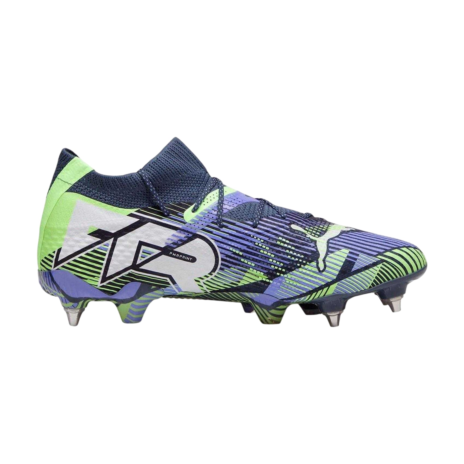 Grey - Front - Puma Mens Future 7 Ultimate Knitted Collar Football Boots