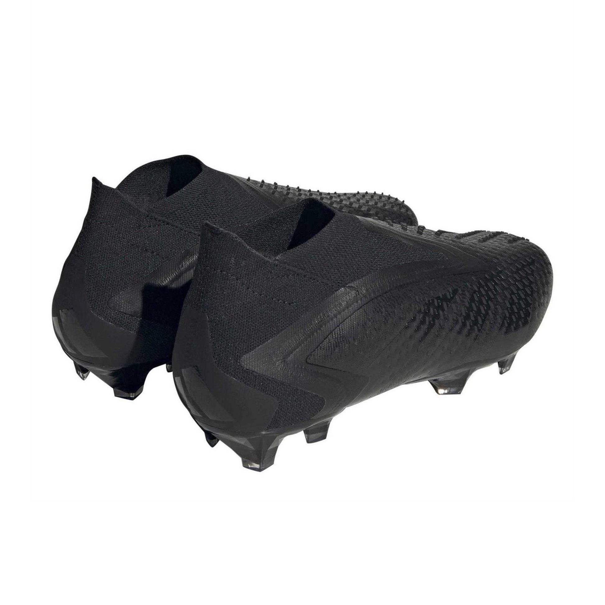 Core Black-White - Back - Adidas Mens Predator Accuracy+ Firm Ground Football Boots