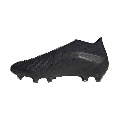 Core Black-White - Side - Adidas Mens Predator Accuracy+ Firm Ground Football Boots