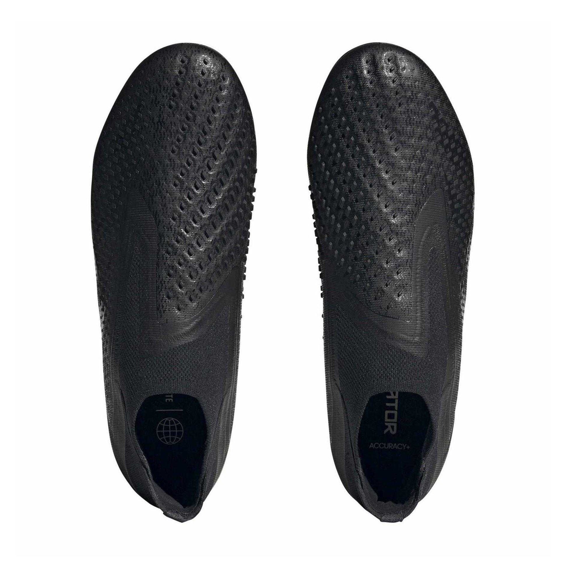 Core Black-White - Lifestyle - Adidas Mens Predator Accuracy+ Firm Ground Football Boots