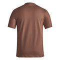 Brown - Back - Adidas Mens Essentials Linear Embroidered Logo T-Shirt