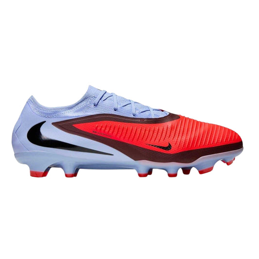 Blue-Purple - Front - Nike Unisex Adult Phantom 6 Low Cut Firm Ground Football Boots