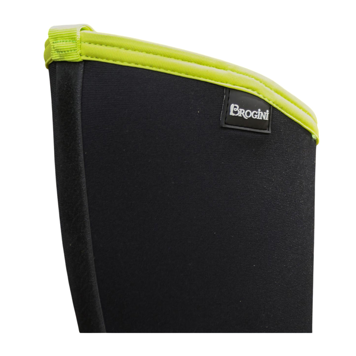 Black-Lime - Back - Brogini Womens-Ladies Belmont Logo Waterproof Mid Calf Boots