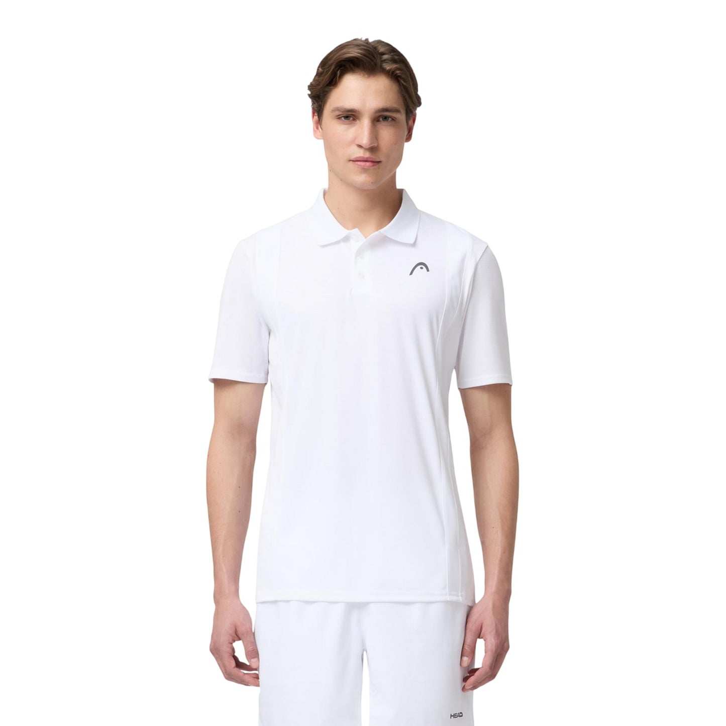 White - Side - Head Mens Club 25 Regular Polo Shirt