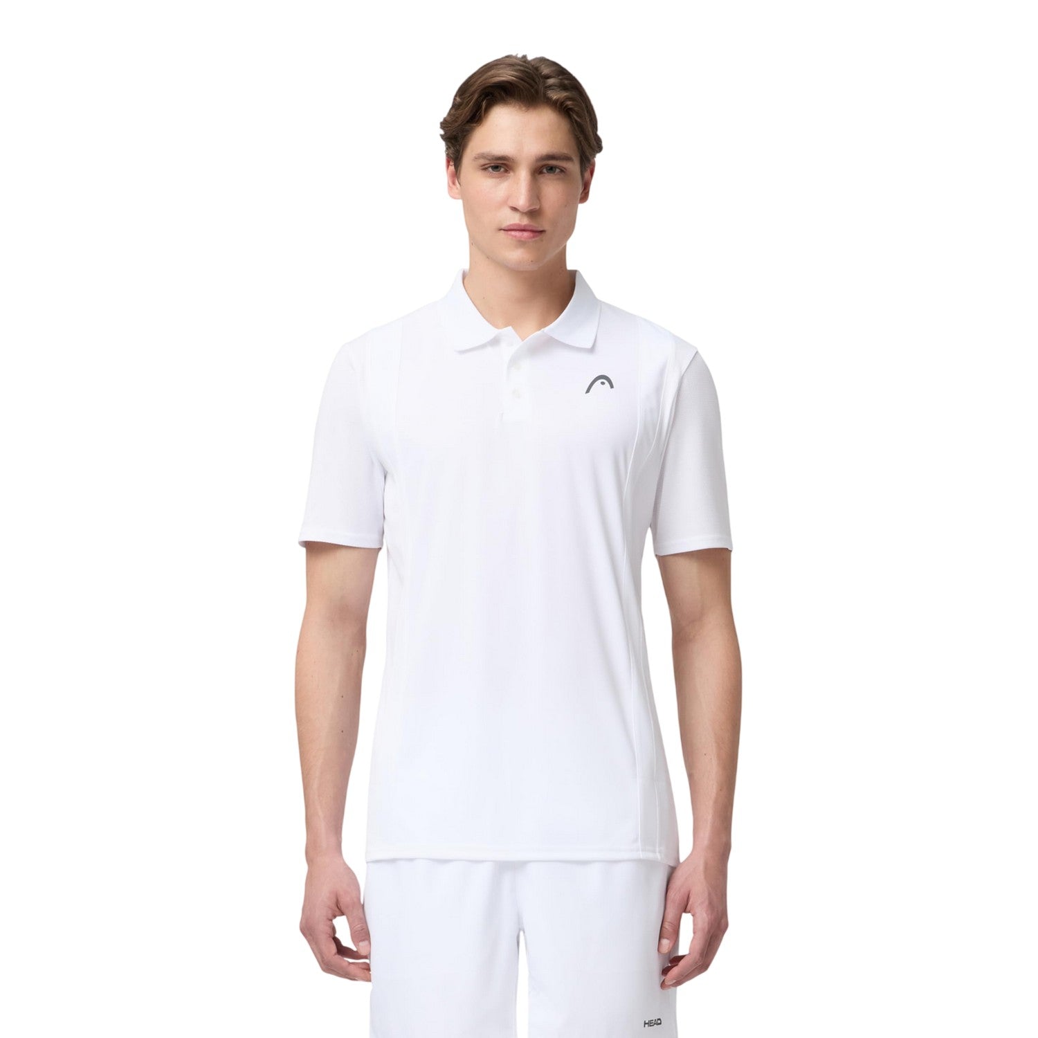 White - Side - Head Mens Club 25 Regular Polo Shirt