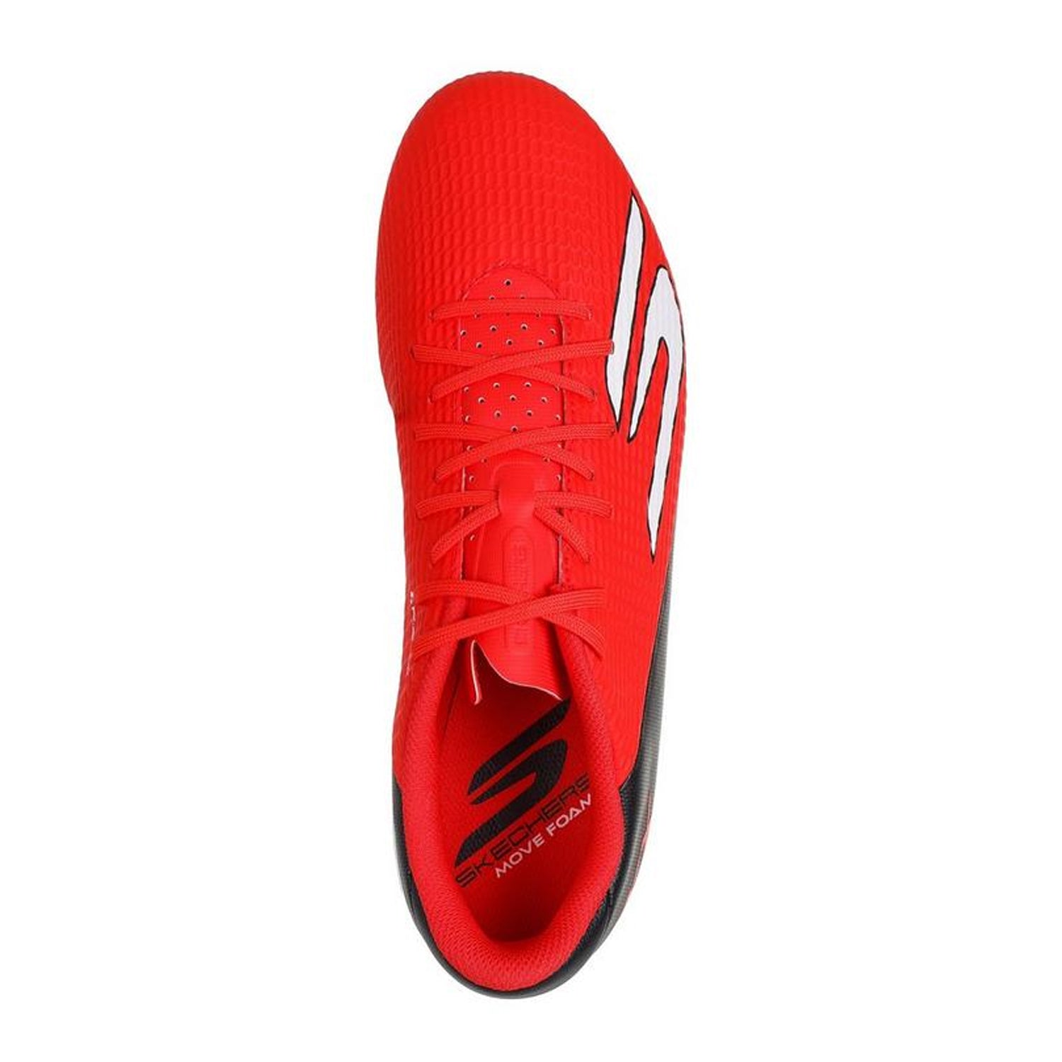 Red-Black - Side - Skechers Mens SKX_2 Academy Firm Ground Football Boots